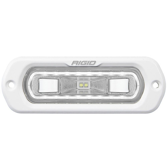  RIGID Industries SR-L Series Marine Spreader Light - White Flush Mount - White Light w/White Halo 