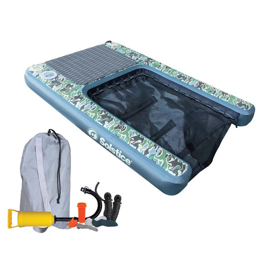  Solstice Watersports Inflatable PupPlank Dog Ramp - XL Sport - Camo 