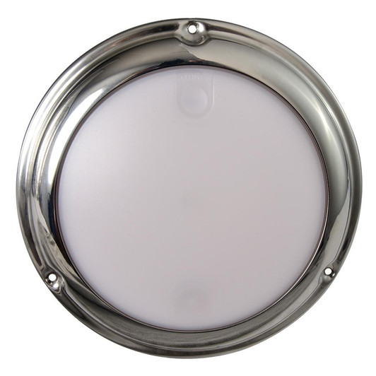  Lumitec TouchDome - Dome Light - Polished SS Finish - 2-Color White/Blue Dimming 