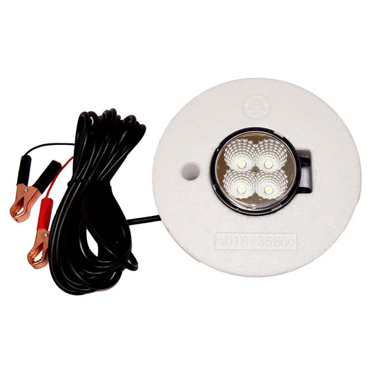  Hydro Glow FFL12 Floating Fish Light w/20' Cord - LED - 12W - 12V - White 