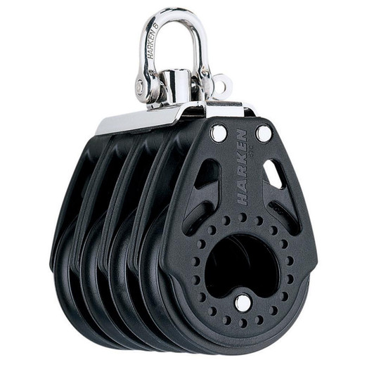  Harken 57mm Carbo Quad Block - Swivel 