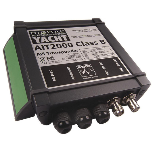  Digital Yacht AIT2000 Class B Transponder w/GPS Antenna Includes Programming Fee 