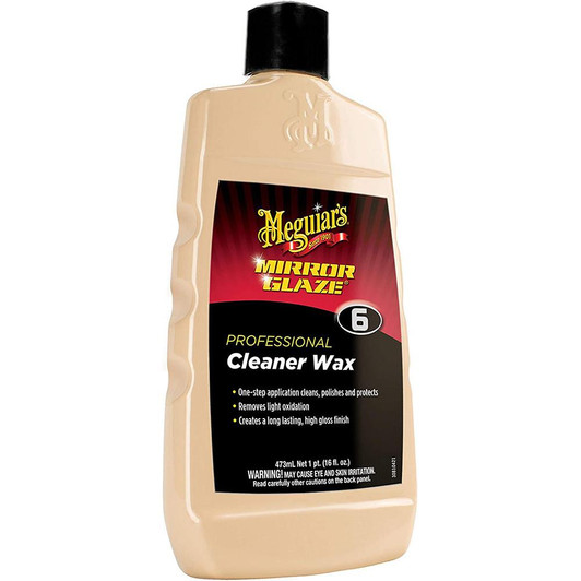  Meguiar's M6 Mirror Glaze® Cleaner Wax - 16oz 