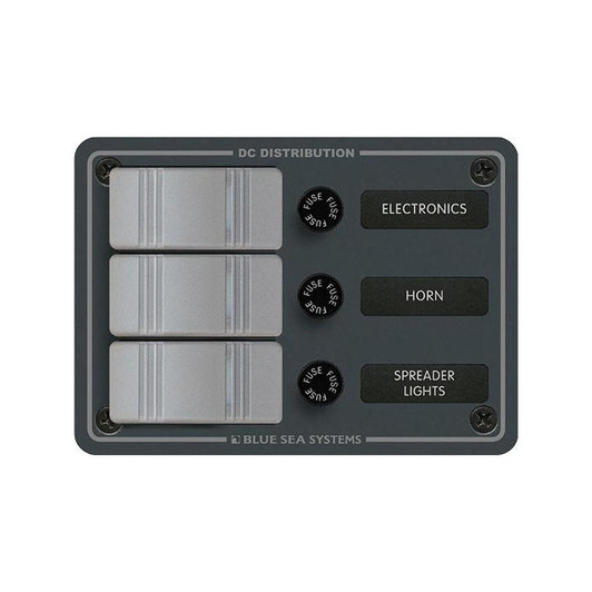 Blue Sea Systems Blue Sea 8054 Slate Grey - 3 Position - Vertical 