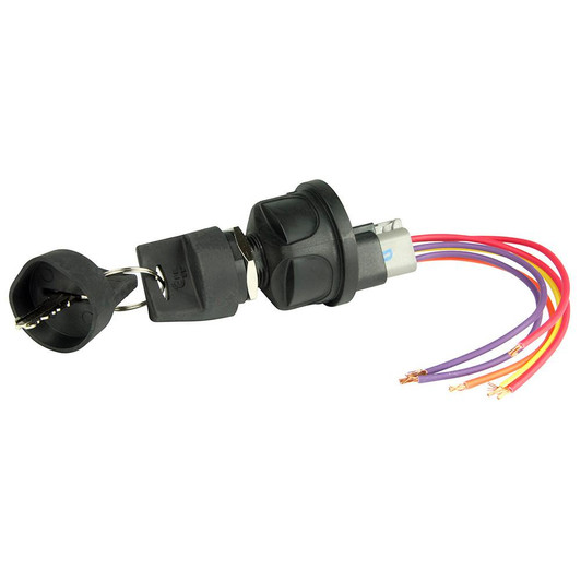 BEP Marine BEP 4-Position Sealed Nylon Ignition Switch - Accessory/OFF/Ignition & Accessory/Start 