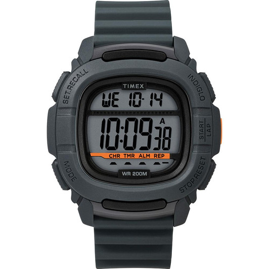  Timex DGTL BST.47 Boost Shock Watch - Grey/Orange 