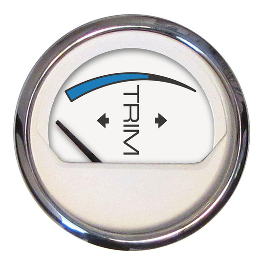 Faria Beede Instruments Faria Chesapeake White SS 2" Trim Gauge (OMC Cobra ('93 - '94) & Volvo SX - MD Models) 