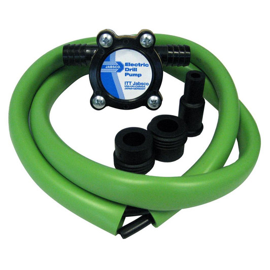  Jabsco Drill Pump Kit w/Hose 