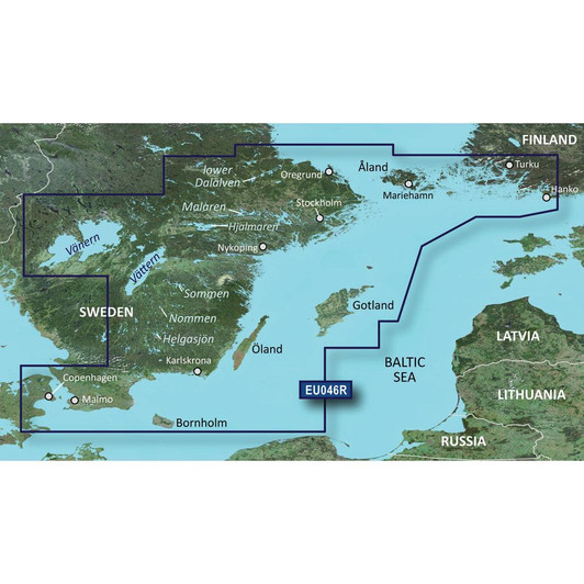  Garmin BlueChart® g3 HD - HXEU046R - Oregrund Aland to Malmo - microSD™/SD™ 