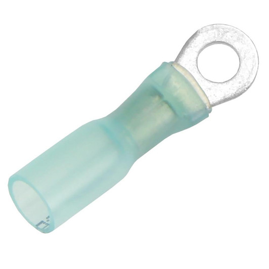 Pacer Group Pacer 16-14 AWG Heat Shrink Ring Terminal - #8 Stud Size - 3 Pack 