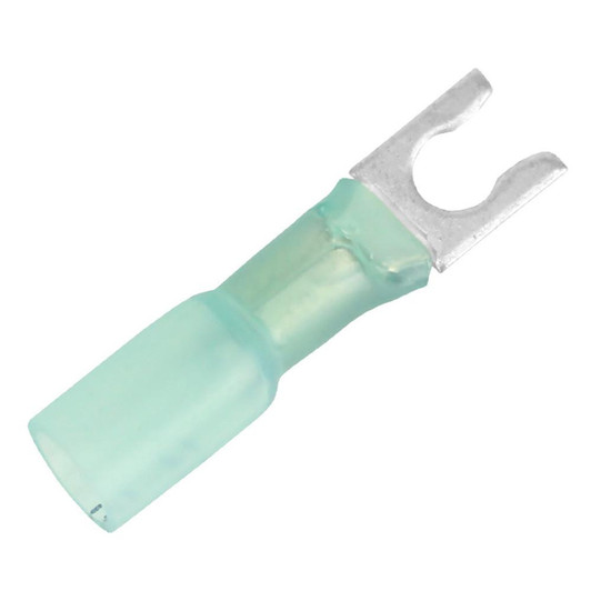 Pacer Group Pacer 16-14 AWG Heat Shrink Spade Terminal - #10 Stud Size - 25 Pack 