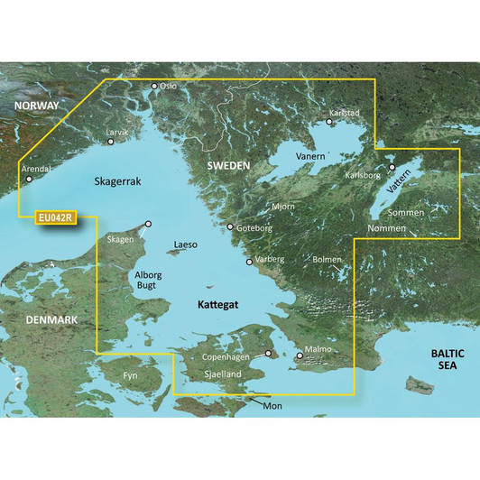  Garmin BlueChart® g3 HD - HXEU042R - Oslo to Trelleborg - microSD™/SD™ 