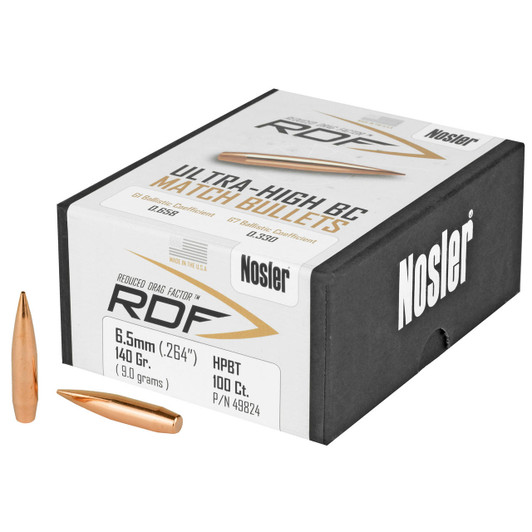 NOSLER Nosler Rdf 6.5mm 140 Hpbt 100ct 