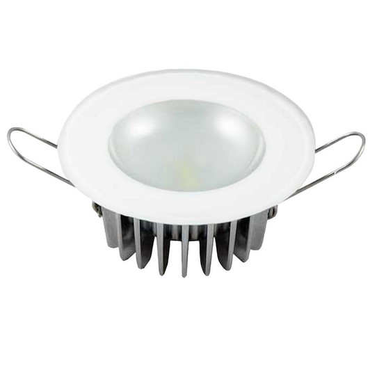  Lumitec Mirage - Flush Mount Down Light - Glass Finish/No Bezel - White Non-Dimming 