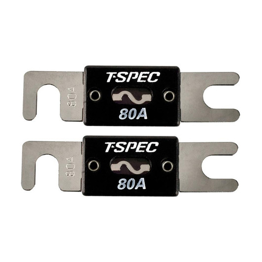  T-Spec V8 Series 80 AMP ANL Fuse - 2 Pack 