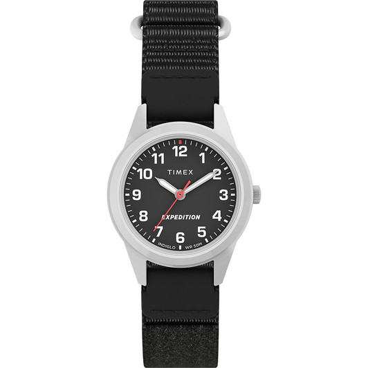  Timex Expedition® Field Mini Watch - Black Dial & FastWrap Strap 