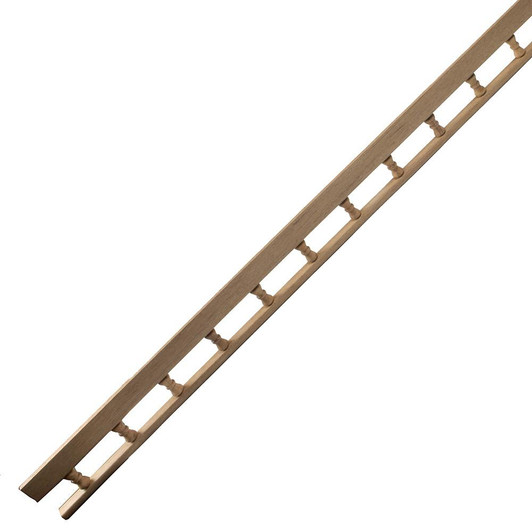  Whitecap Teak L-Type Pin Rail - 5' 