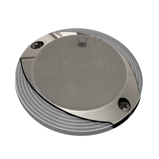  Lumitec Scallop Pathway Light - Warm White - Stainless Steel Housing 