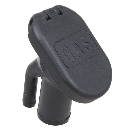  Perko Combination Vented Gas Fill/Tank f/1-1/2" Hose - 35° Angled Neck 