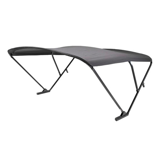  SureShade Power Bimini - Black Anodized Frame - Black Fabric 