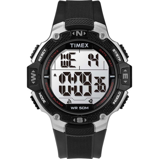  Timex DGTL 42mm Watch - Black Resin Strap 