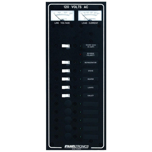  Paneltronics Standard AC 10 Position Breaker Panel & Main w/LED 