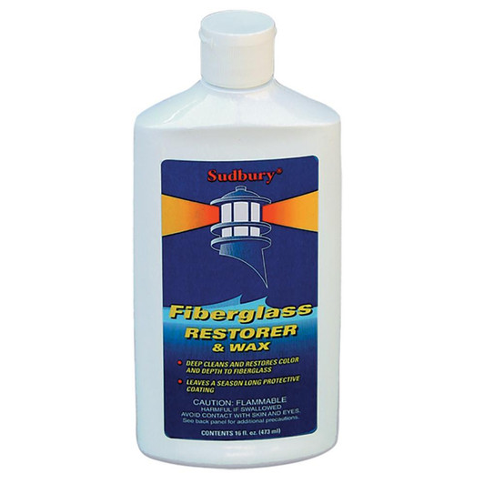  Sudbury One Step Fiberglass Restorer & Wax - 16oz Liquid 