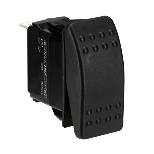  Paneltronics DPDT (ON)/OFF/(ON) Waterproof Contura Rocker Switch - Momentary Configuration 