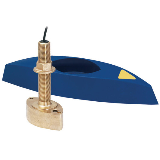  Airmar B45-DT-HB 600W Thru-Hull Transducer w/Fairing Block & Humminbird #9 Connector 