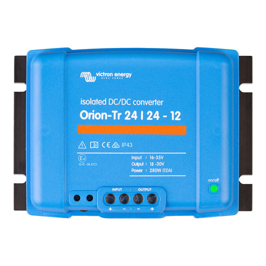 Victron Energy Victron Orion-TR Isolated DC-DC Converter - 24 VDC to 24 VDC - 280W - 12AMP 