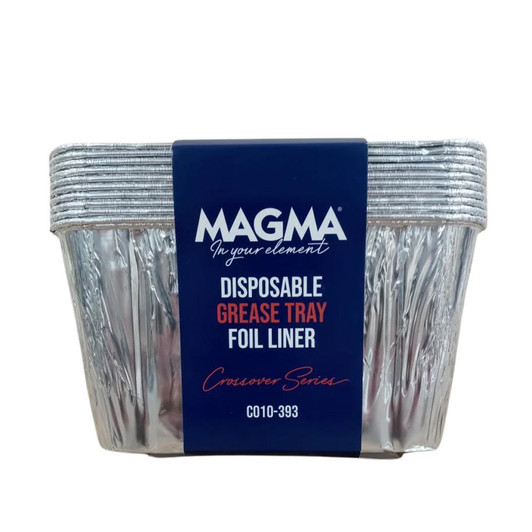  Magma Disposable Grease Tray Foil Liner - 10 Pack 