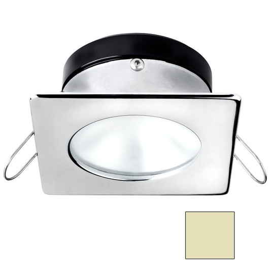 I2Systems Inc i2Systems Apeiron A1110Z - 4.5W Spring Mount Light - Square/Round - Warm White - Chrome Finish 