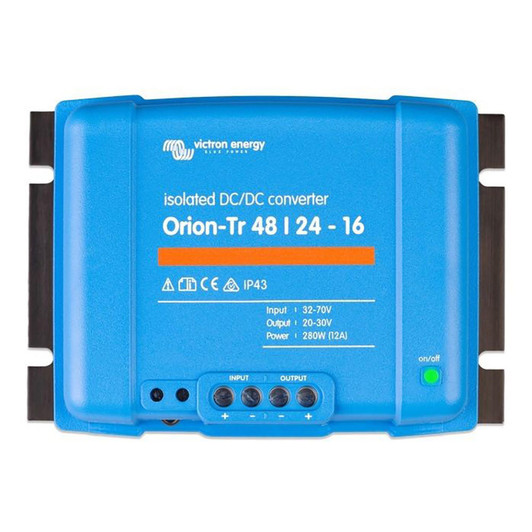 Victron Energy Victron Orion-TR DC-DC Converter - 48 VDC to 24 VDC - 16AMP Isolated 