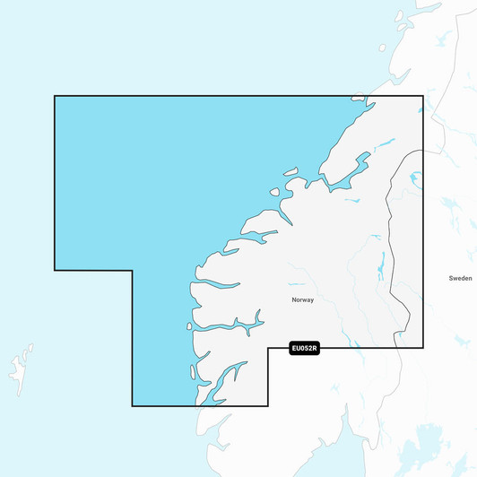 Garmin Navionics Vision+ NVEU052R - Norway, Sognefjord to Svesfjorden - Marine Chart 