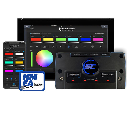 Shadow-Caster LED Lighting Shadow-Caster Light Commander V2 Multi-Zone Lighting Controller w/N2K - Ethernet Connectivity 
