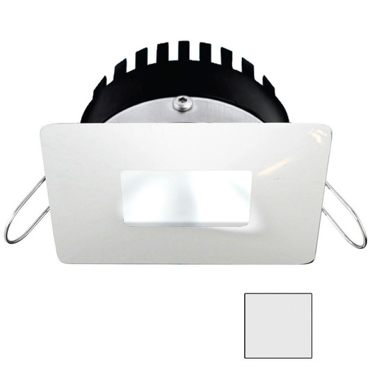 I2Systems Inc i2Systems Apeiron PRO A506 - 6W Spring Mount Light - Square/Square - Cool White - White Finish 
