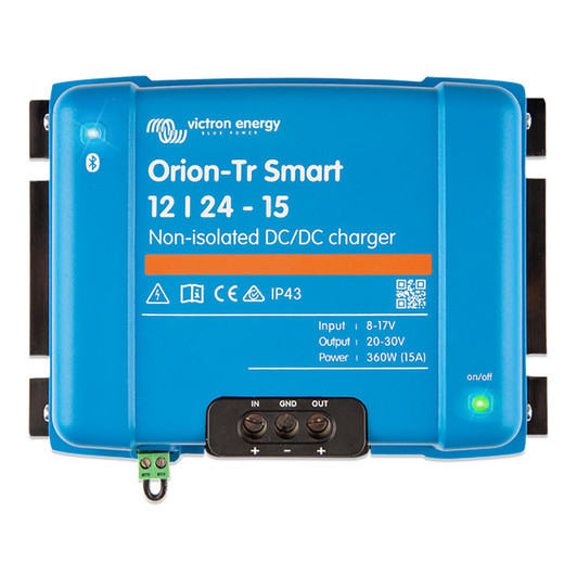 Victron Energy Victron Orion-TR Smart 12/24-15 15A (360W) Non-Isolated DC-DC or Power Supply 