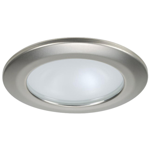  Quick Kor XP Downlight LED - 6W, IP66, Screw Mounted - Round Satin Bezel, Round Daylight Light 