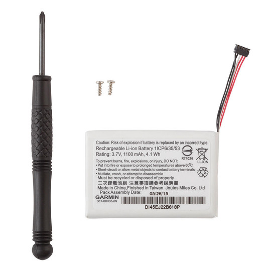  Garmin Lithium-Ion Battery Pack f/TT™ 15 mini/T 5 mini 