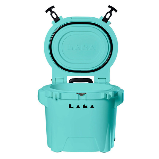  LAKA Coolers 30 Qt Cooler w/Telescoping Handle & Wheels - Seafoam 