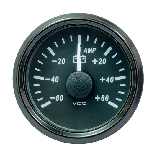  VDO SingleViu 52mm (2-1/16") Ammeter - 60 AMP 