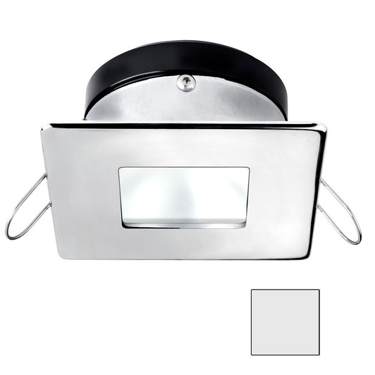 I2Systems Inc i2Systems Apeiron A1110Z - 4.5W Spring Mount Light - Square/Square - Cool White - Chrome Finish 
