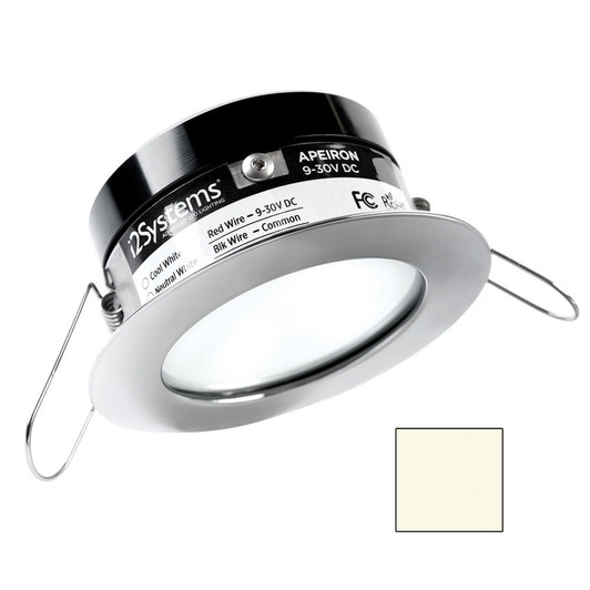 I2Systems Inc i2Systems Apeiron A503 3W Spring Mount Light - Neutral White - Polished Chrome Finish 