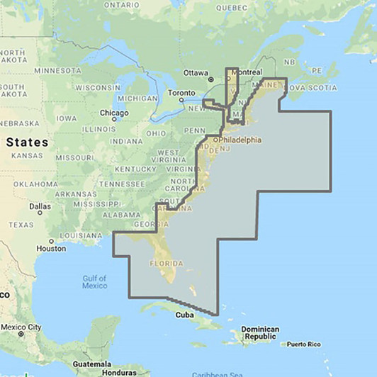 Furuno MM3-FNA-022 C-MAP Fishing Chart US East Coast & Bahamas *Needs System ID# To Process 