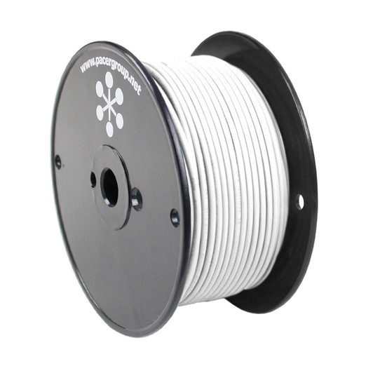 Pacer Group Pacer White 8 AWG Primary Wire - 250' 