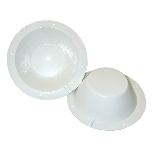  Poly-Planar 8-1/2" Speaker Back Cover - White 