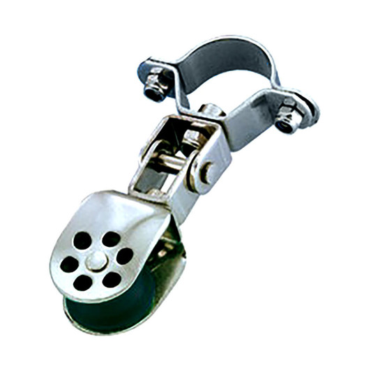 Wichard Marine Wichard Stainless Steel Single Block - 25mm Sheave Diameter f/25mm Stanchion Pivoting 