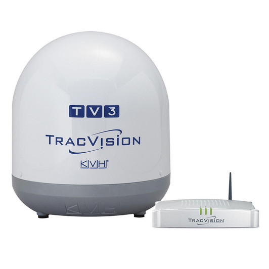  KVH TracVision TV3 w/IP-Enabled TV-Hub & Linear Universal Dual-Output LNB 