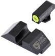 Night Fision LLC Perfect Dot NS Set w/Yellow Front Dot + U Blank Rear for Glock 17-39 