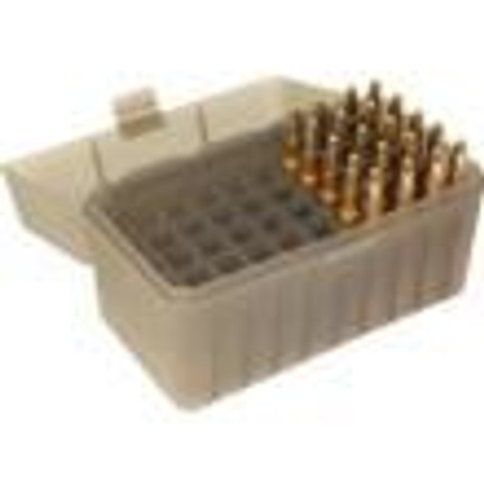 Mtm Molded Products Company MTM Flip-Top Ammo Box 223/204 Ruger/6x47 50 Rounds Clear Smoke 
